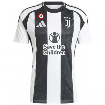 24-25 Juventus Home Save Children Sponsor Jersey