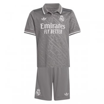 24-25 Real Madrid Third Jersey Kids Kit