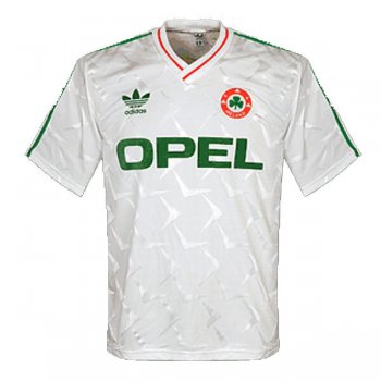 1990 Ireland Away White Retro Jersey Shirt