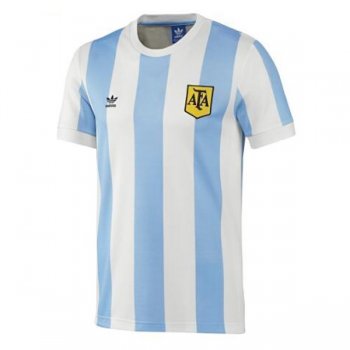 1978 Argentina Home Blue&White Retro Jersey Shirt