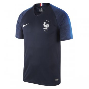 1819 France Home Soccer Jersey Shirt (2 Star)