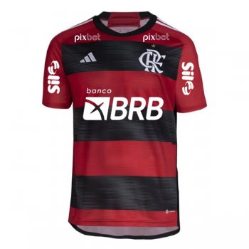 23-24 Flamengo Home Soccer Football Jersey Full Sponsor